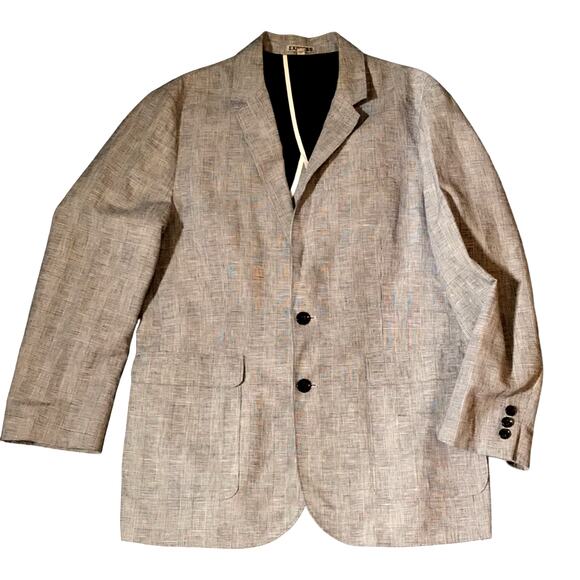 Express Kool Plaid Cotton Jacket. 44R - Picture 1 of 6